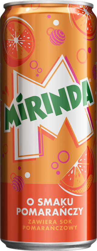 Mirinda Pomarańczowa 0,33l puszka