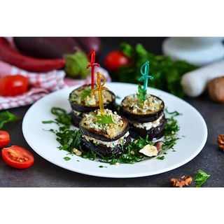 Aubergine Mille-Feuille