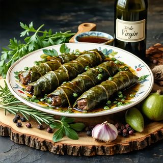 Yalangi-Sarmale in foi de vita cu legume ( 12 buc/portie)