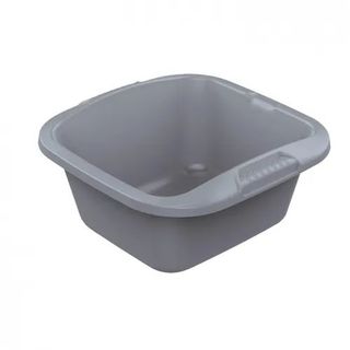 Barreño Cuadrado Gris Carrefour 10 L.