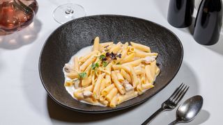 Penne cu pui și gorgonzola