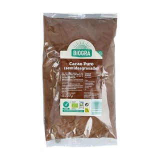 Cacao Puro Semidesgrasado Biográ 250Gr