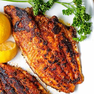 Grilled catfish