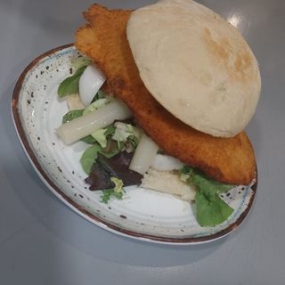 Mollete Pollo Vegetal