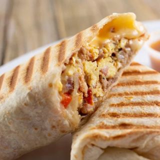 Burrito Bacon e Avocado