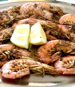 Platos De Langostinos A La Plancha