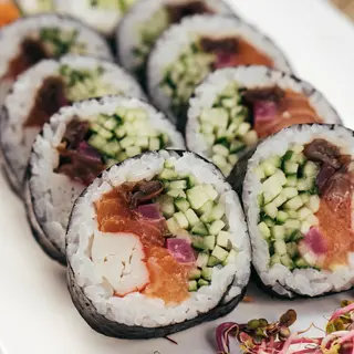 Łosoś i surimi