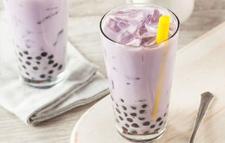 Bubble tea al taro