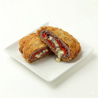 Cachopo De Pimientos, Piquillo, Jamón Y Cabrales