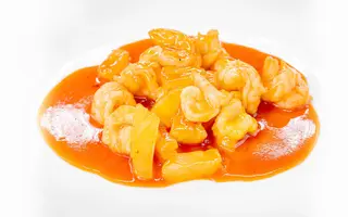 784 Gamberi in salsa agro - dolce