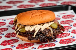 Oklahoma double smashed burger