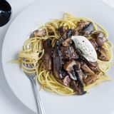 Pâtes champignons 
