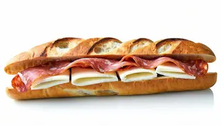 Panino salame e mozzarella