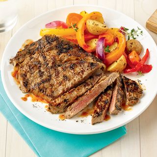 Steak aux Légumes