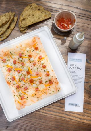 Carpaccio de Gamba Roja