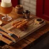 კრევეტები წიწაკის სოუსში