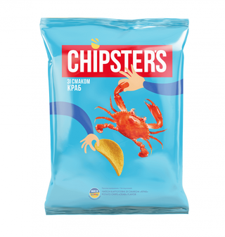 CHIPSTERS o smaku kraba 60g