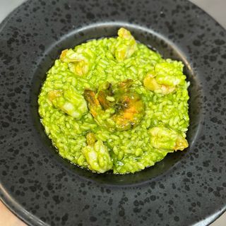 Risotto con Spinaci & Gamberi