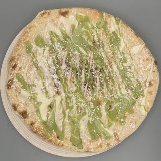 Pizza con Pistacho