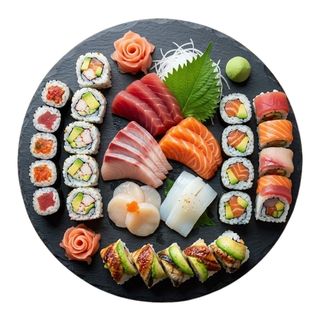 Sushi Maki Y Sashimi Mixto