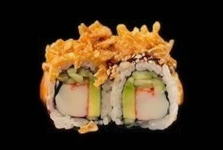 467. Uramaki California cipolla fritta