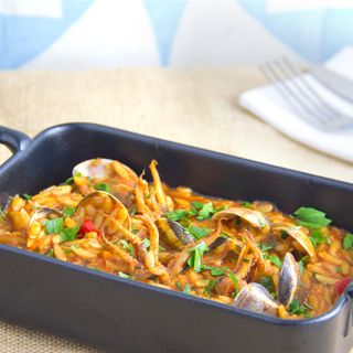 Kritharaki a la marinera