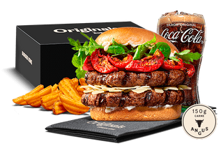 XXL Menu Hamburguesa de double carne pollo