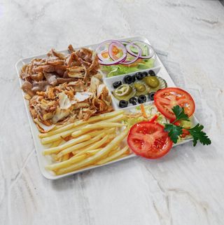 Kebab na talerzu mega