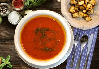 Supă cremă de roşii