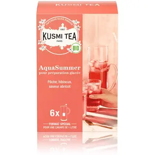 Kusmi Tea - AquaSummer Bio - Caixa de 6 saquetas de chá gelado