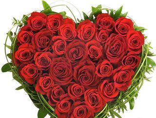 Cuore di rose rosse 30pz