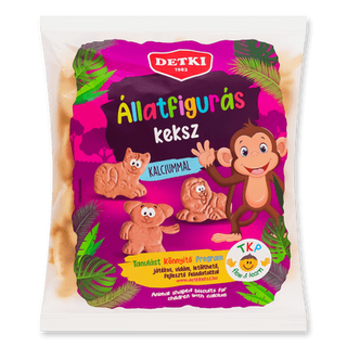 Печиво Detki «Звірятка» з кальцієм (160г)