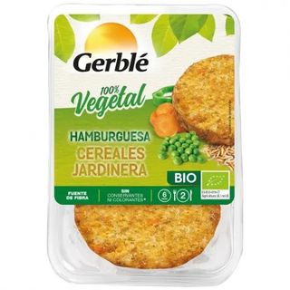 Hamburguesa de Cereales Jardinera Gerblé Bio Pack 2x80 Gr.