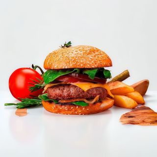 Super hamburguesa de carne