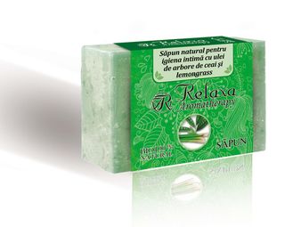 Săpun pentru igiena intimă cu ulei de arbore de ceai şi lemongrass