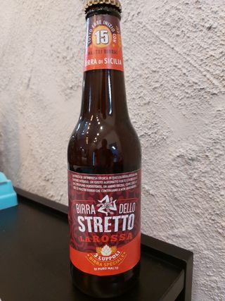 Birra Dello Stretto rossa 33 cl