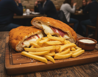 Cachopo De (400 G.) Con Patatas