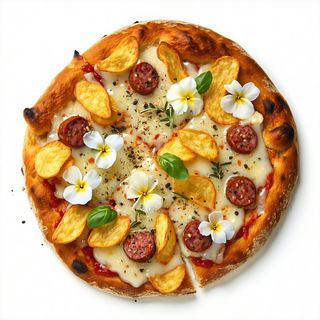 Wurstel e patatine grande