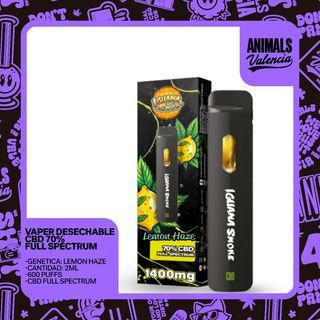 Vaper Desechable Lemon Haze 70% CBD 2Ml