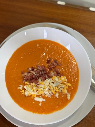 Salmorejo cordobés (ración)