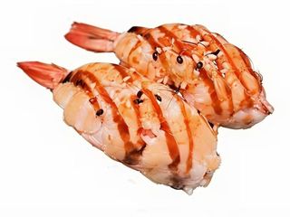 131.Nigiri Gambas Flameadas Y Salsa Anguila (2 Uds.)