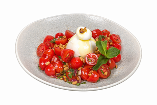 Ментова цветеница от чери домат и бурата(350г)