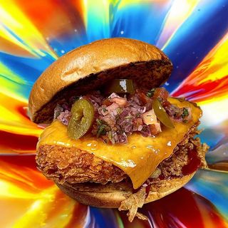 Burger Hot Crispy Chicken