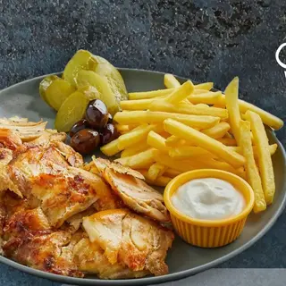 Chawarma Open Platter Chicken+ frites