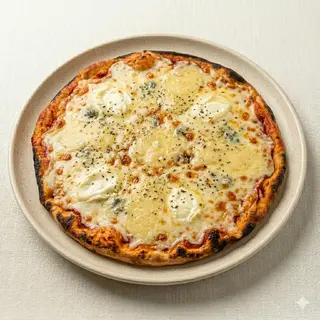 Pizza 4 Quesos Mediana (33 Cm.)