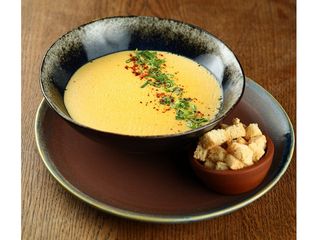 Крем суп з копченим сиром та овочами (350g)