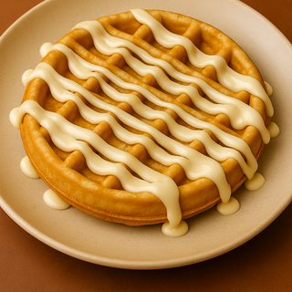 Gofre Con Chocolate Blanco