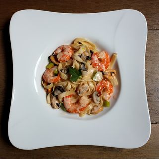 Tagliatelles Aux Fruits De Mer