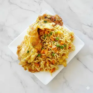 Noodles And Egg