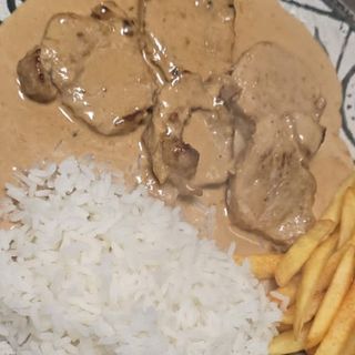 Solomillo a la pimienta 